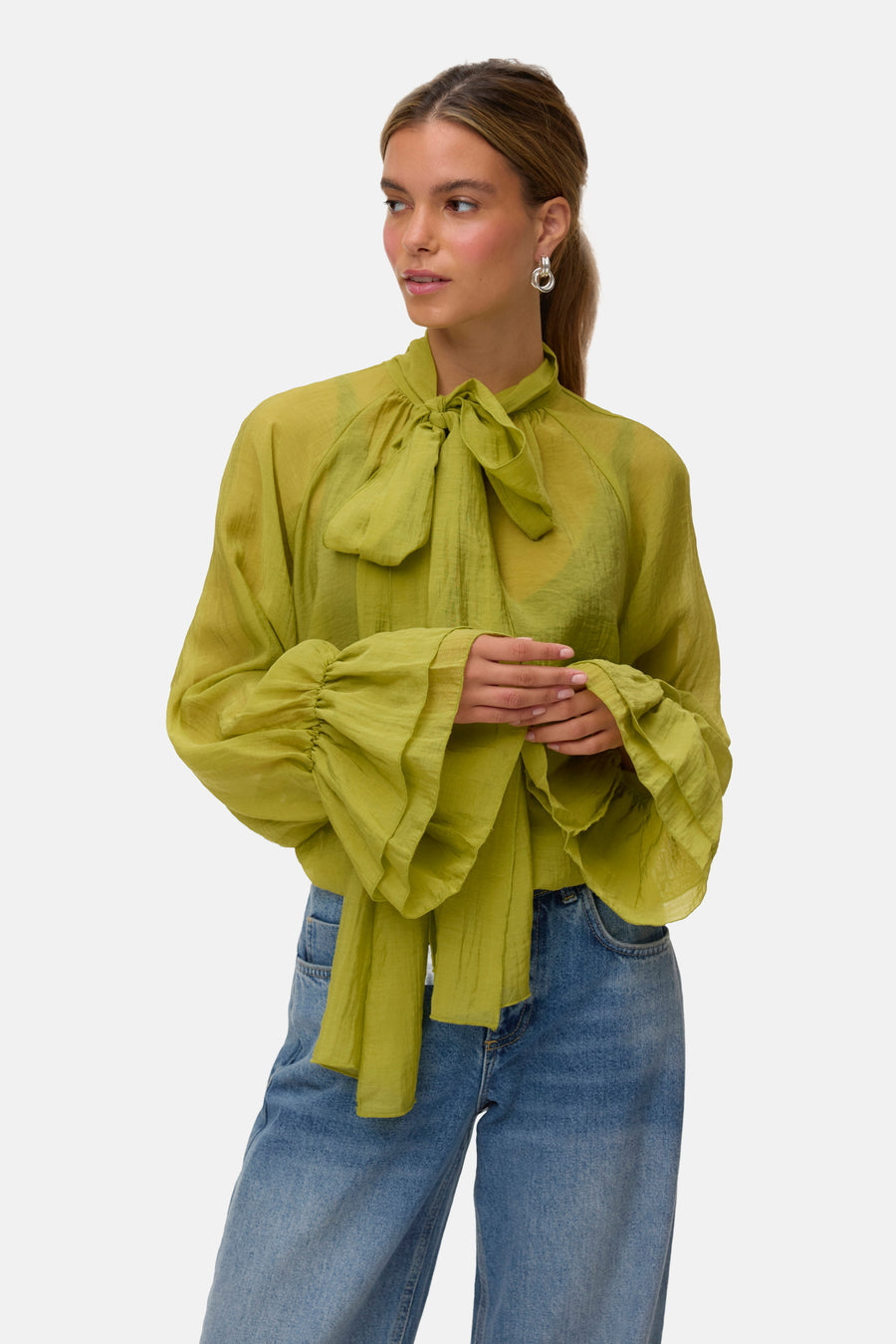 Blouse (lange mouwen) groen - VERO MODA®