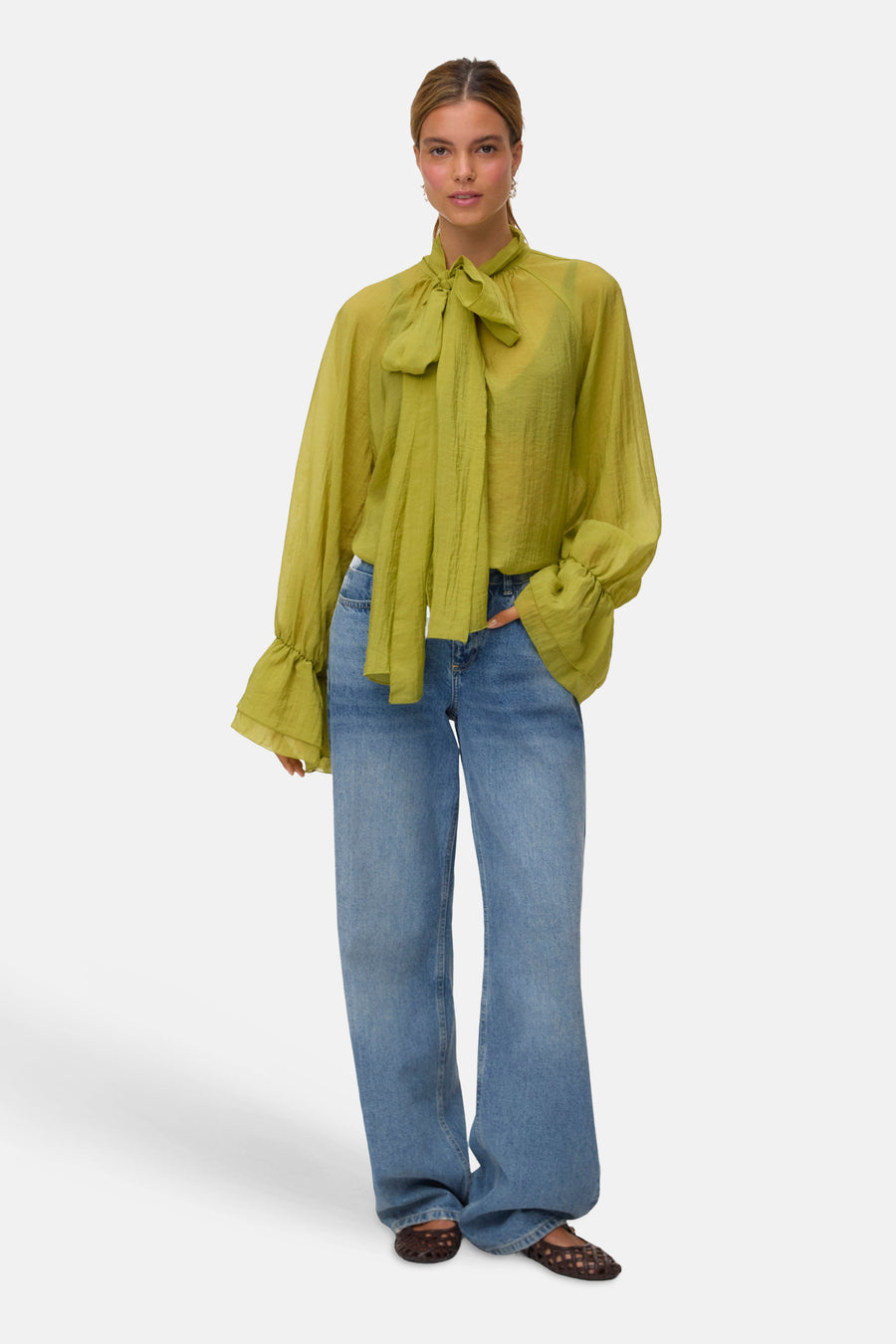 Blouse (lange mouwen) groen - VERO MODA®