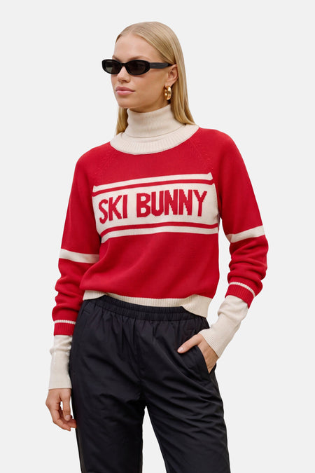 Pull col roulé rouge - VERO MODA®