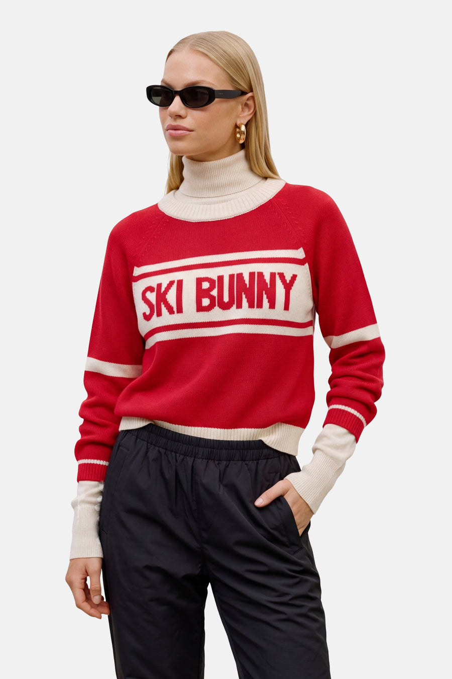 Trui met rolkraag rood - VERO MODA®