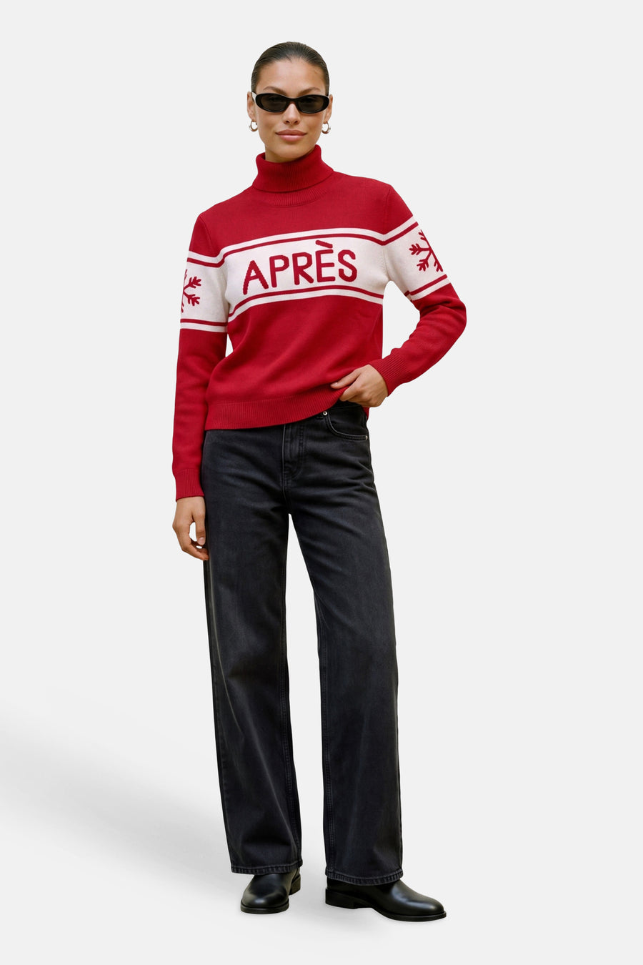 Trui met rolkraag rood - VERO MODA®