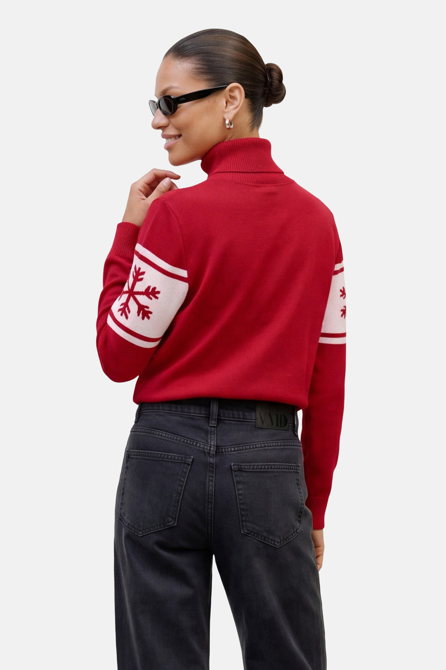 Trui met rolkraag rood - VERO MODA®
