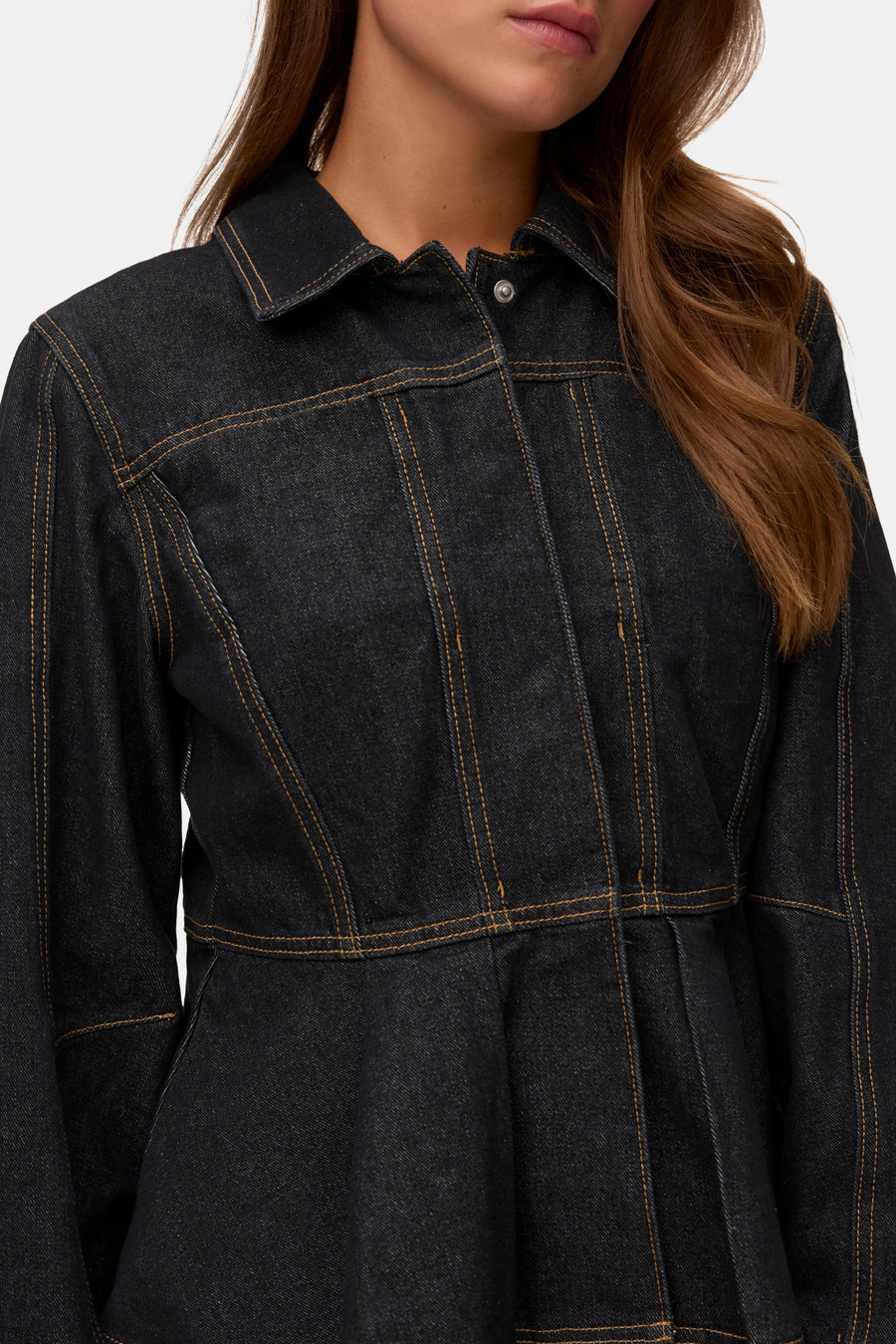 Chemise en jean - dark grey denim