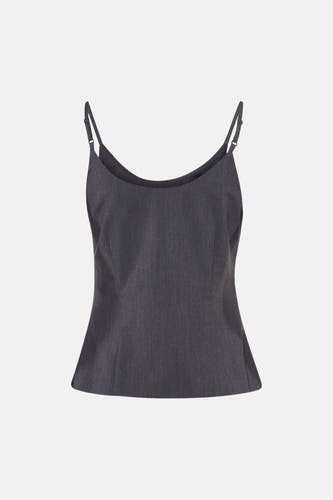 Blouse sans manches - gris