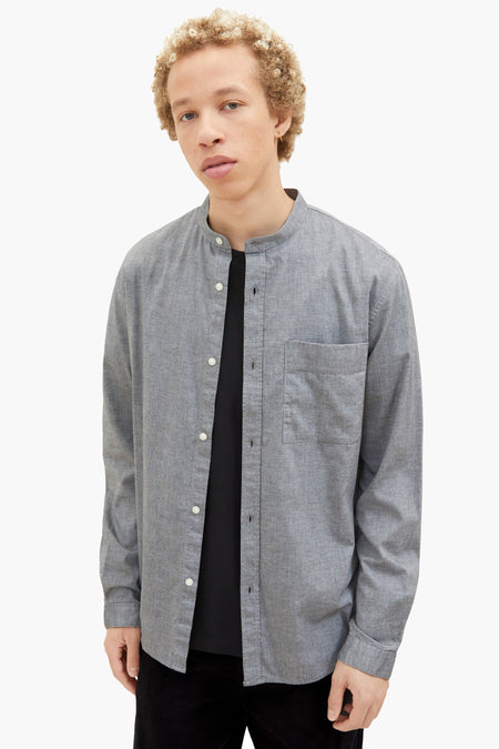 Chemise &agrave; manches longues - noir