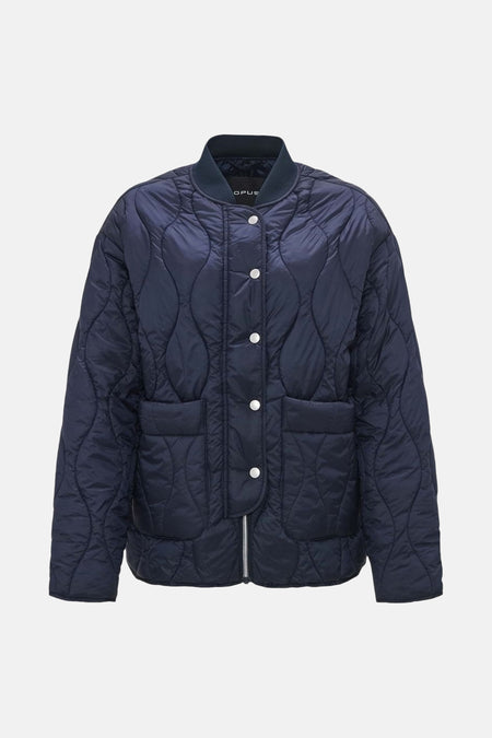 Korte jas Blauw - OPUS