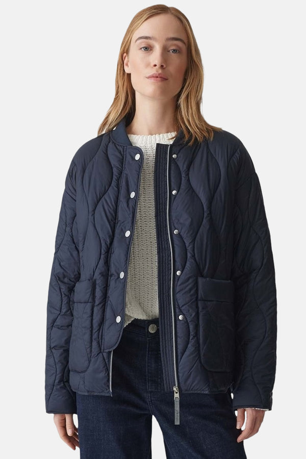Korte jas Blauw - OPUS