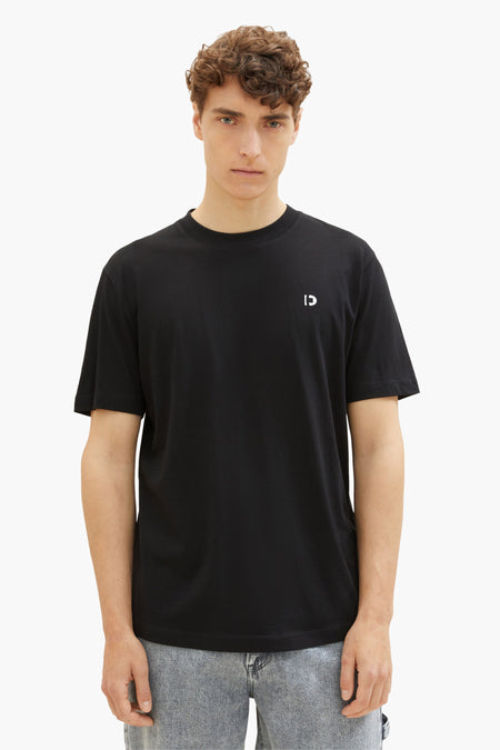 T-shirt (manches courtes) Noir - TOM TAILOR