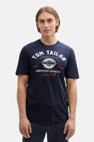 T-shirt (manches courtes) Bleu - TOM TAILOR