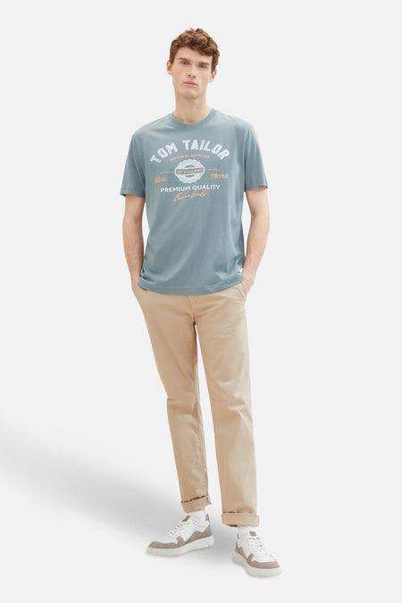 T-shirt (korte mouwen) Blauw - TOM TAILOR