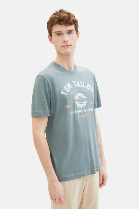 T-shirt (korte mouwen) Blauw - TOM TAILOR