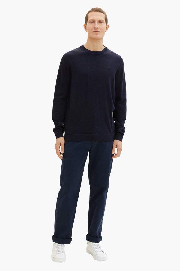 Pull col O Bleu - TOM TAILOR