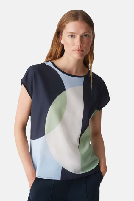 Blouse met korte mouwen - Multicolor