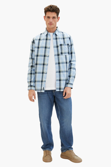 Hemd (lange mouwen) Blauw - TOM TAILOR