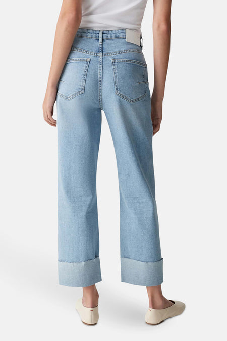 Jeans straight Light blue denim - OPUS