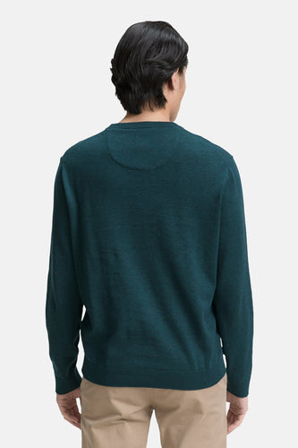 Pull met ronde hals - groen - TOM TAILOR - 6