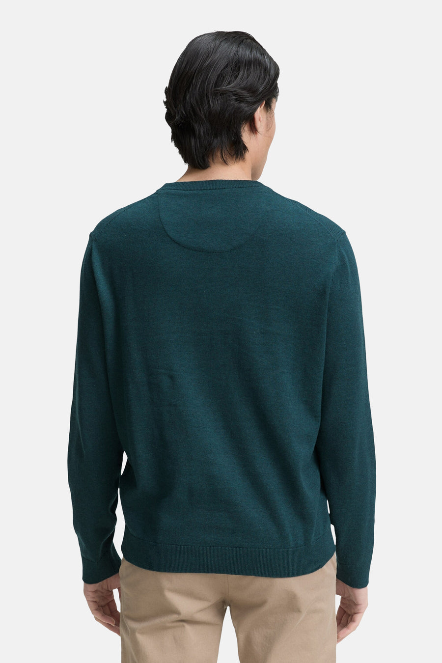 Pull met ronde hals - groen - TOM TAILOR - 3