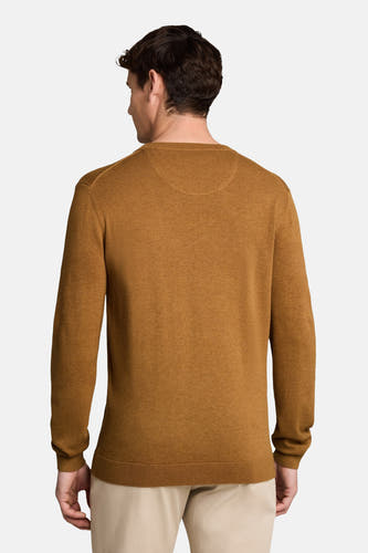 Trui met ronde hals bruin - TOM TAILOR