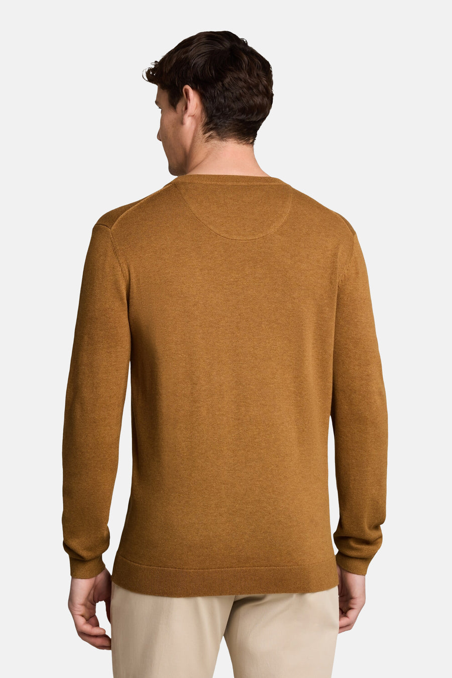 Trui met ronde hals bruin - TOM TAILOR