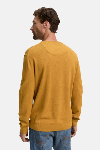 Pull met ronde hals - geel - TOM TAILOR - 6