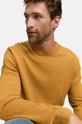 Pull met ronde hals - geel - TOM TAILOR - 6