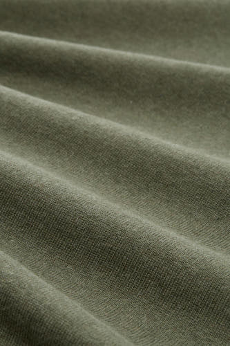 T-shirt vert de col rond TOM TOMOR,,-upche la texture et des plis.