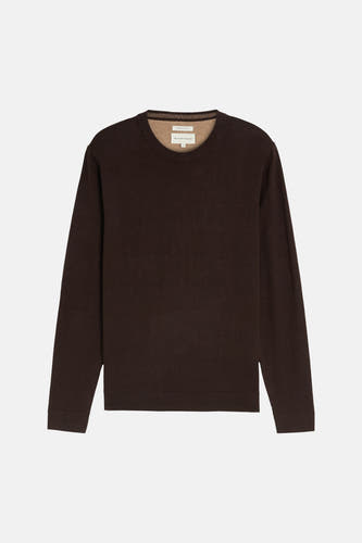 Pull O-hals - bruin