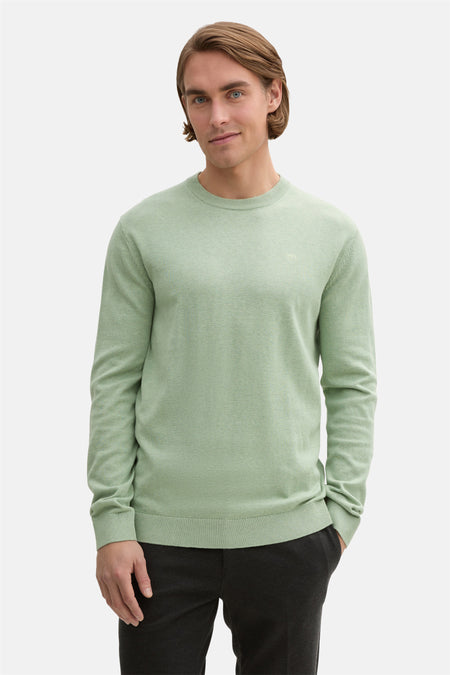 Pull col O Vert - TOM TAILOR