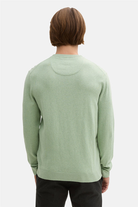 Pull col O Vert - TOM TAILOR