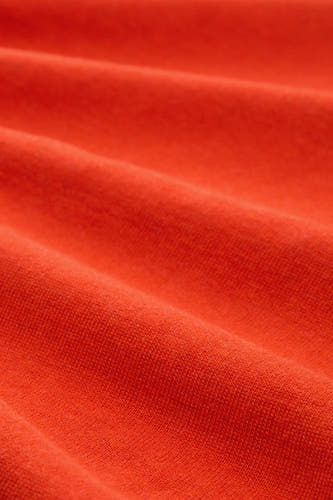 Pull met ronde hals - oranje