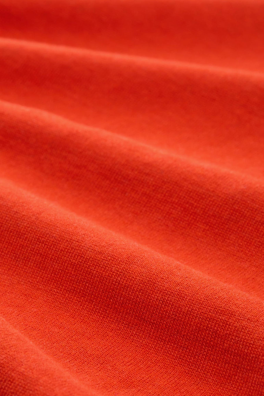 Pull met ronde hals - oranje