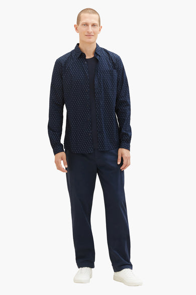 Hemd (lange mouwen) Blauw - TOM TAILOR