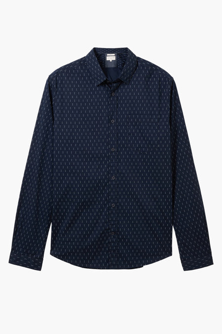 Chemise (manches longues) Bleu - TOM TAILOR