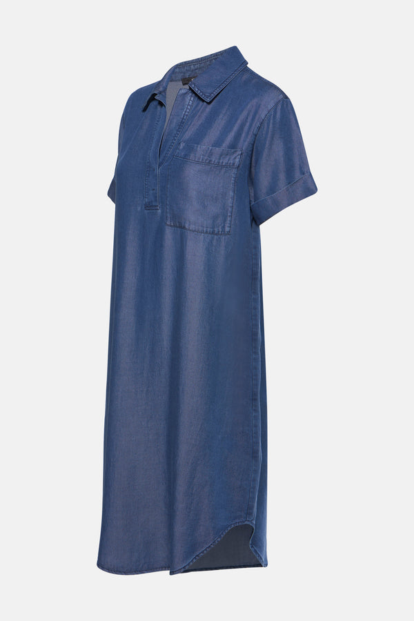 Kleedjes (korte mouwen) Mid blue denim - OPUS