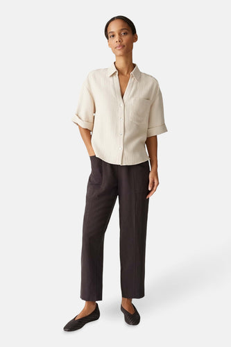 Hemd met korte mouwen - beige - OPUS