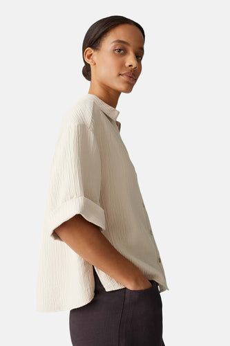 Hemd met korte mouwen - beige - OPUS