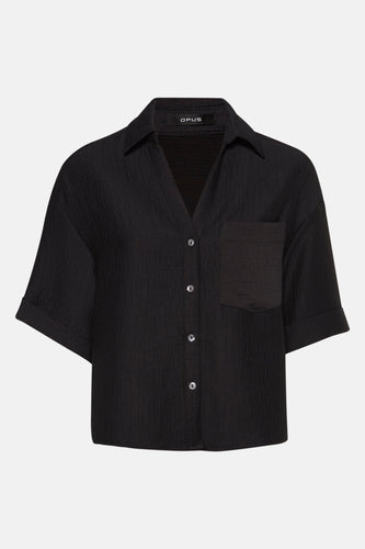 Hemd met korte mouwen - zwart - OPUS