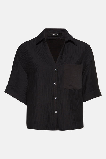 Chemise à manches courtes - noir
