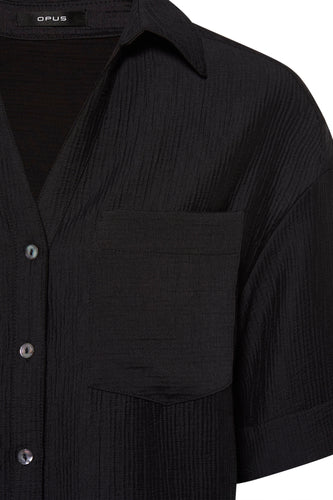 Hemd met korte mouwen - zwart - OPUS
