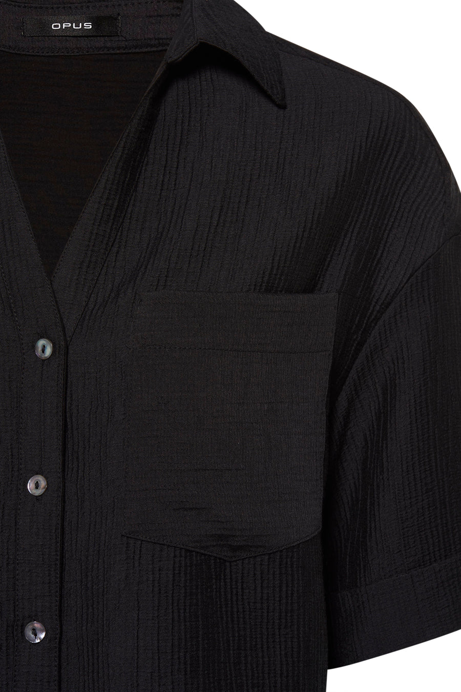 Hemd met korte mouwen - zwart - OPUS