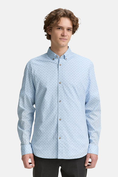 Chemise (manches longues) Bleu - TOM TAILOR