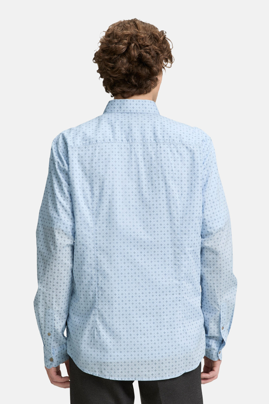 Chemise à manches longues - bleu - TOM TAILOR