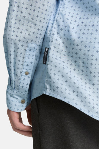 Chemise à manches longues - bleu - TOM TAILOR