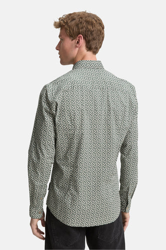 Chemise à manches longues - vert - TOM TAILOR