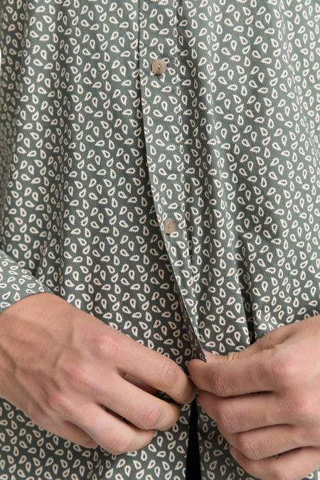 Chemise (manches longues) Vert - TOM TAILOR