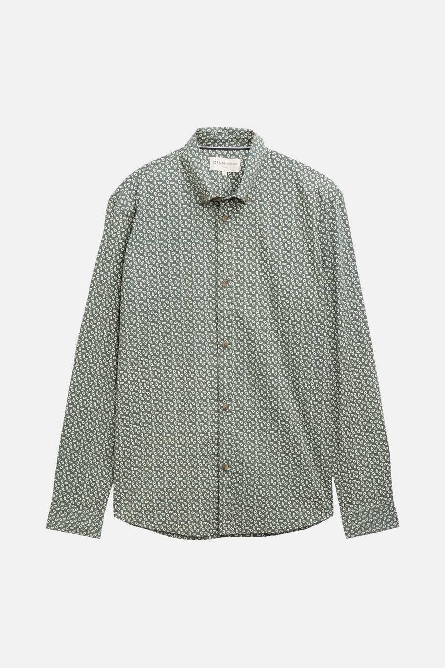 Chemise à manches longues - vert - TOM TAILOR