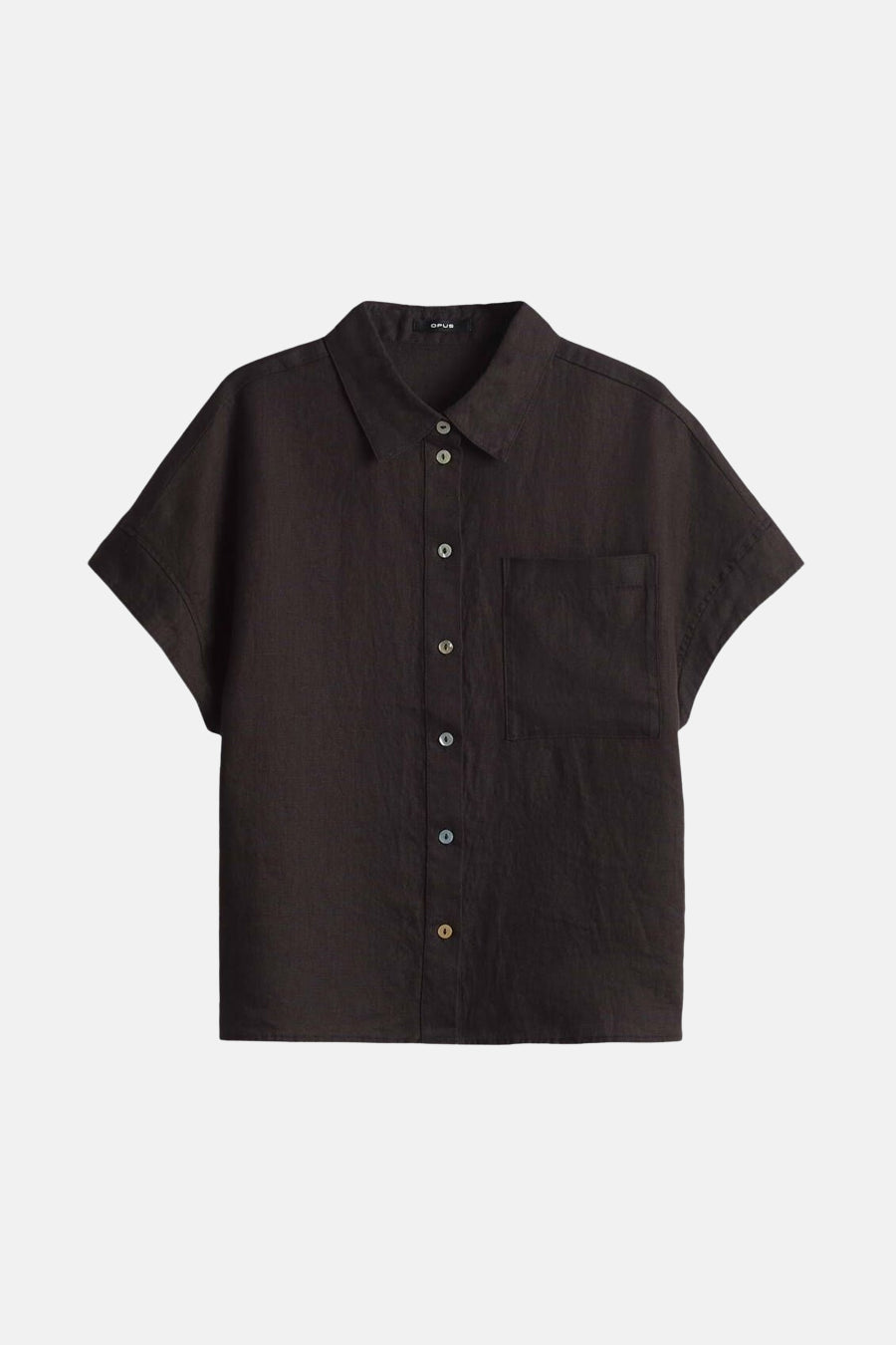 Hemd met korte mouwen - bruin - OPUS