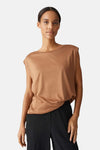 Top (korte mouwen) Bruin - OPUS