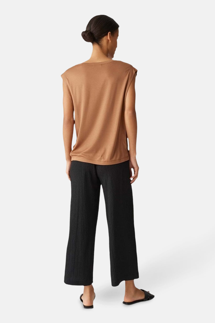 T-shirt met korte mouwen - bruin - OPUS