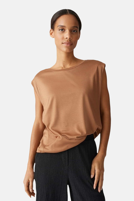 T-shirt à manches courtes - brun
